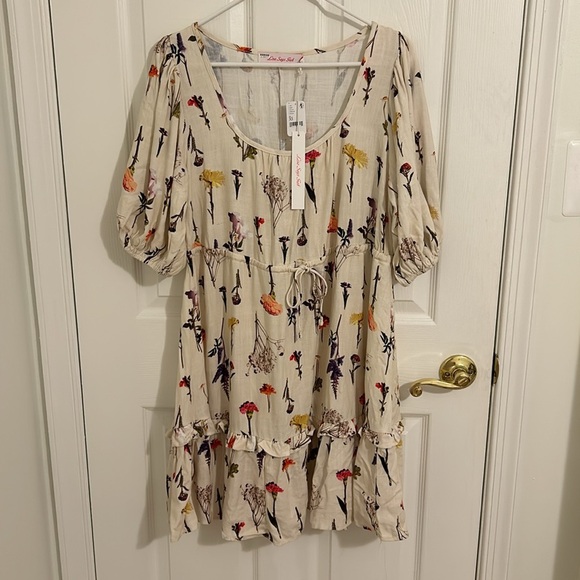 Lisa Says Gah X Free People Leila Floral Dress NWT Size XS - Picture 4 of 11
